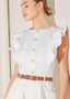 SOFT POWER STORY WOVEN MIDI DRESS