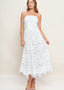 VALMERE LACE MIDI DRESS