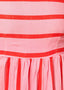 SUNSET STRIPE MIDI DRESS