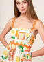 THE SUNSET POSTCARD MIDI DRESS