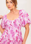 BLUSH MEADOW MINI DRESS