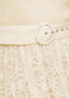 GOLDEN MEADOW LACE MIDI DRESS
