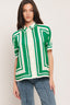 RIVIERA STRIPE WOVEN TOP