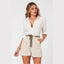 Linen Trouser Shorts