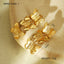 Pearl Butterfly Tassel Titanium Steel Earrings Fashionable All Match Light Luxury High Sense Stainless Steel Studs