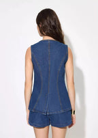 THE BRIELLE TAILORED DENIM SET