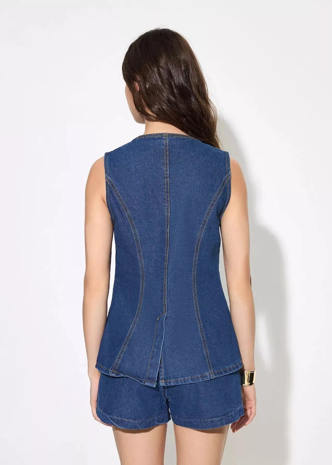 THE BRIELLE TAILORED DENIM SET
