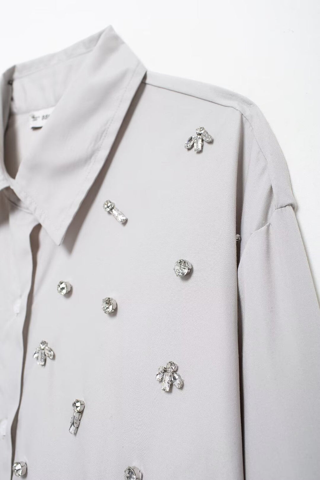 THE BLAIR EMBELLISHED SHIRT & SHORT SET