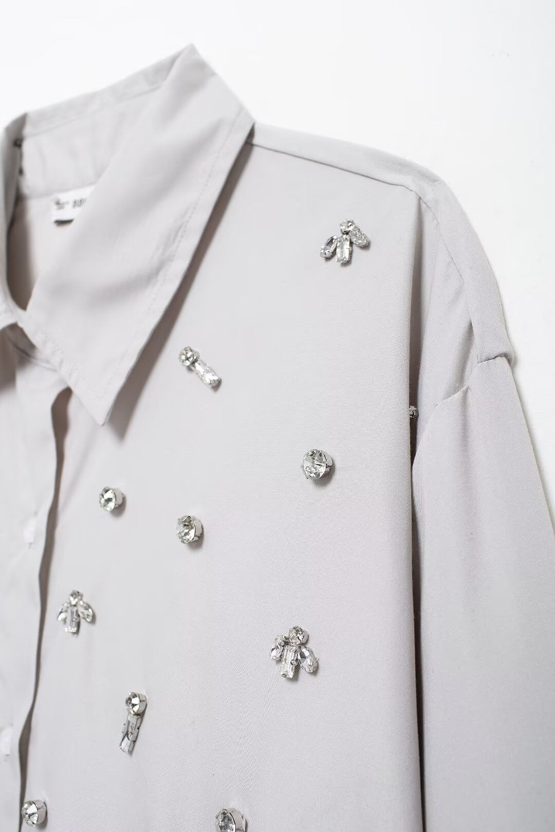 THE BLAIR EMBELLISHED SHIRT & SHORT SET