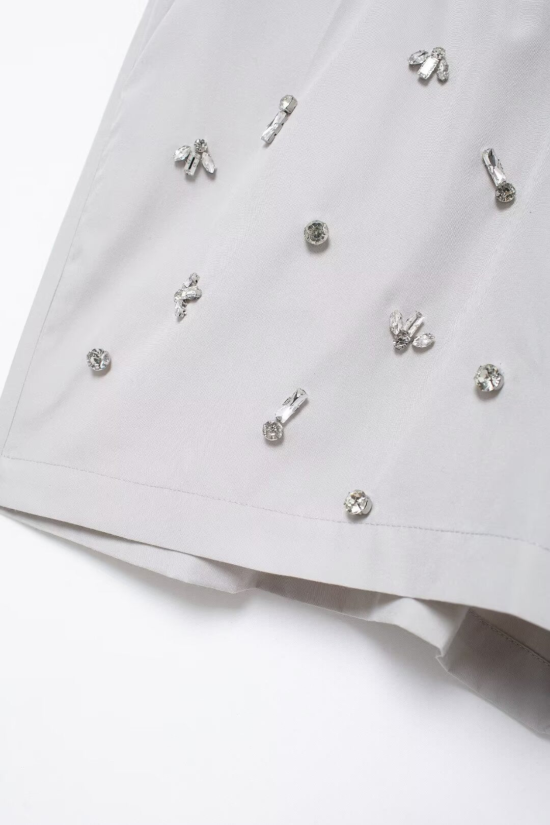 THE BLAIR EMBELLISHED SHIRT & SHORT SET