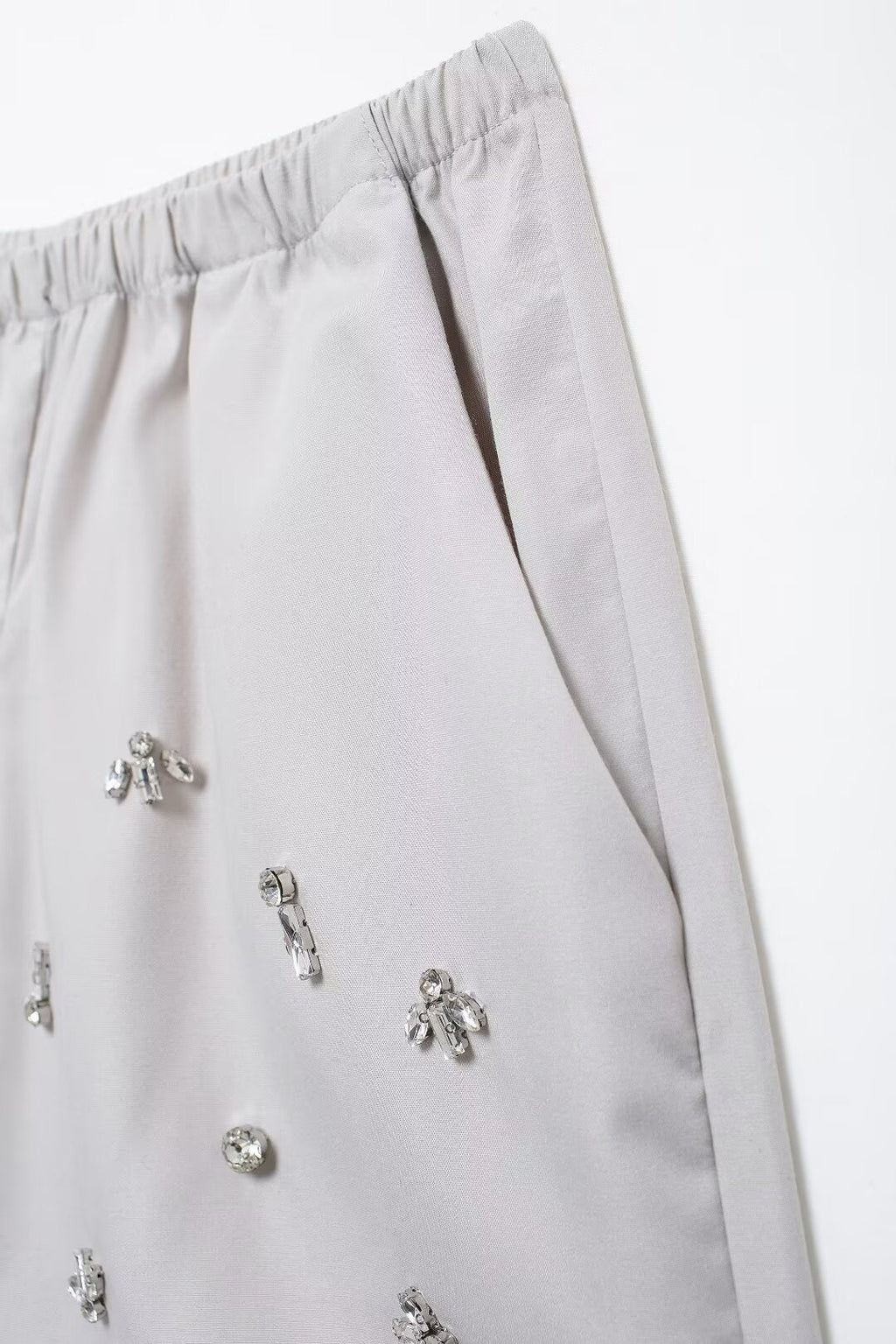 THE BLAIR EMBELLISHED SHIRT & SHORT SET