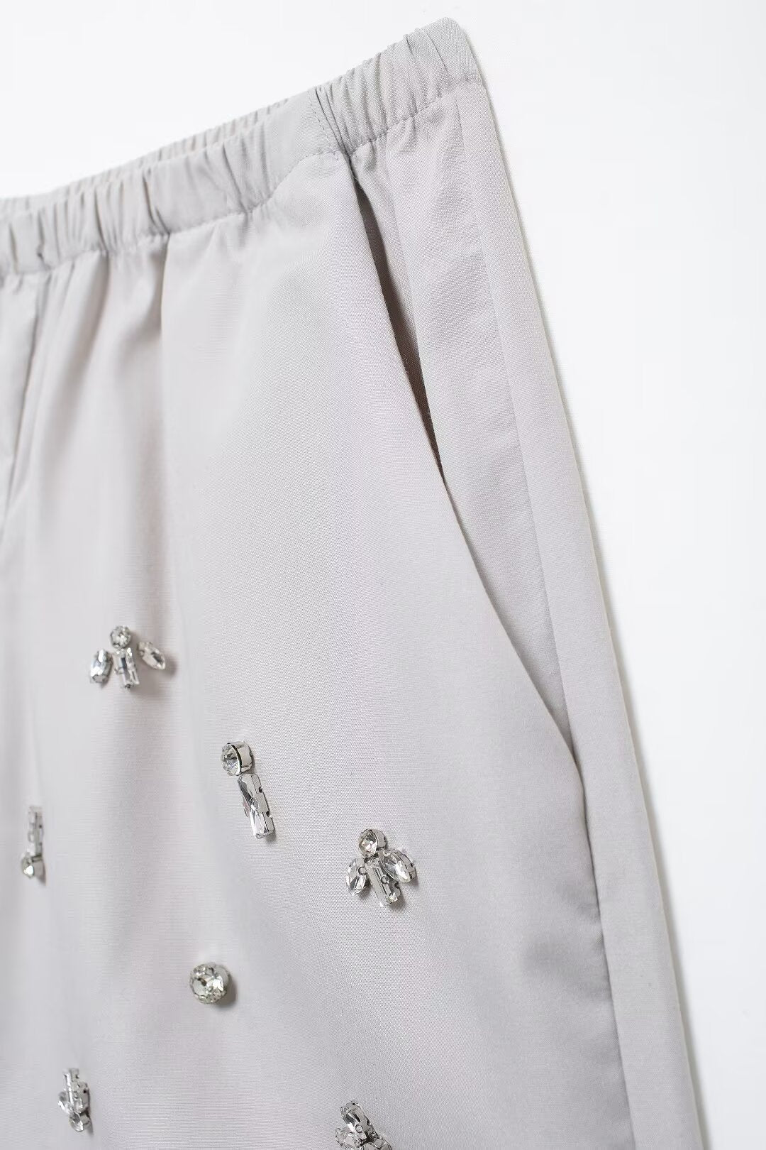 THE BLAIR EMBELLISHED SHIRT & SHORT SET
