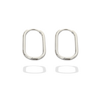 Silver Signature Everyday Hoop Earrings