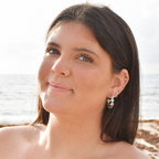 Silver Garden Party Daisy Hoop Earrings