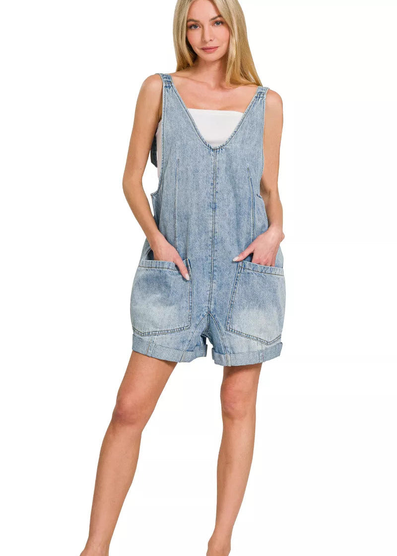 THE ROWAN DENIM OVERALL SET