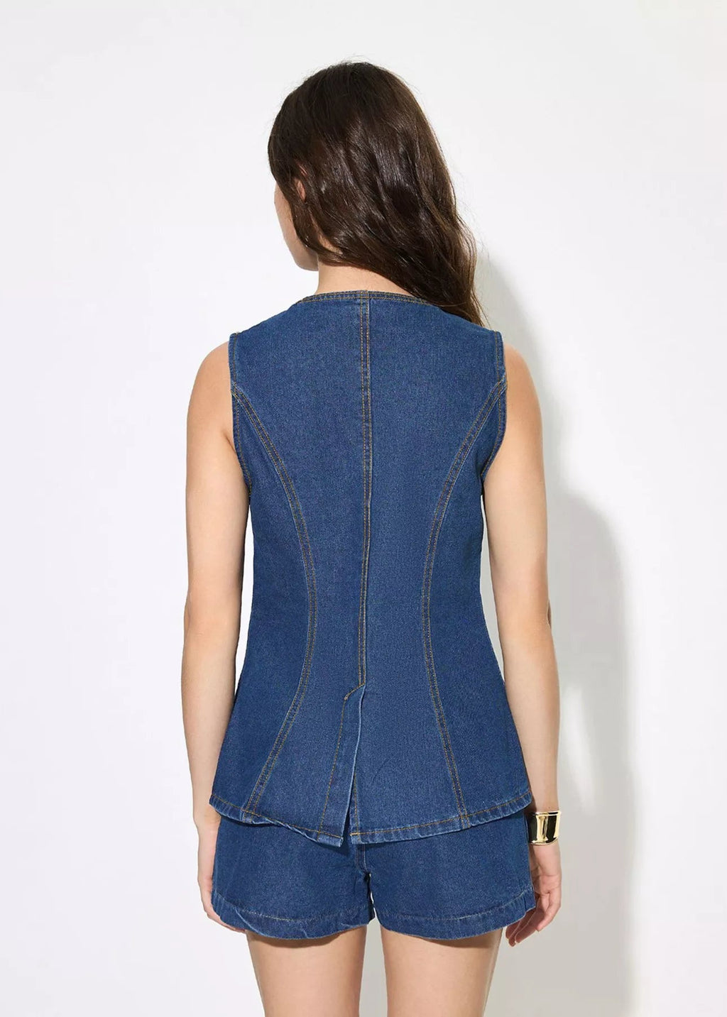 THE BRIELLE TAILORED DENIM SET