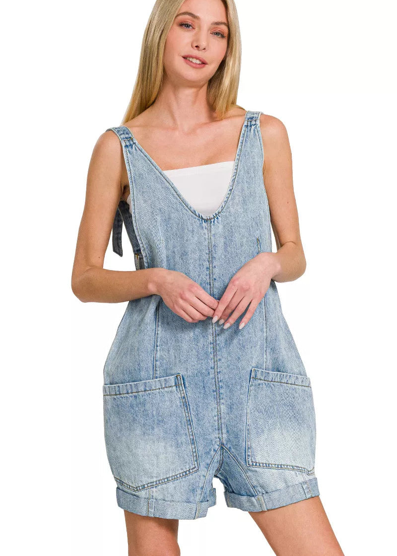 THE ROWAN DENIM OVERALL SET