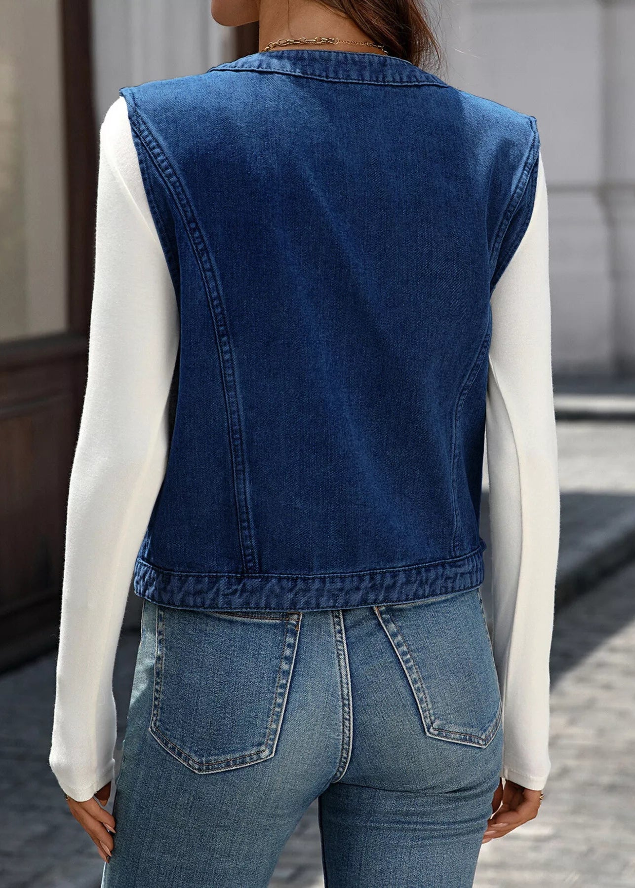 THE MEADOWLINE DENIM VEST
