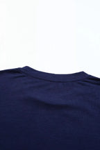 Round Neck Rolled Sleeve T-Shirt