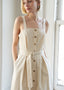 THE HAVEN BELTED MIDI DRESS