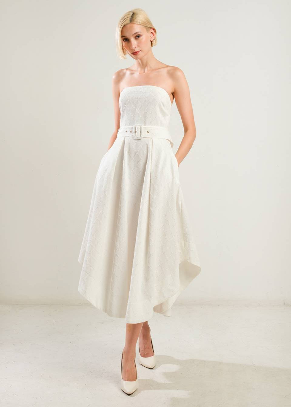 THE SIENNA STRAPLESS MINI DRESS
