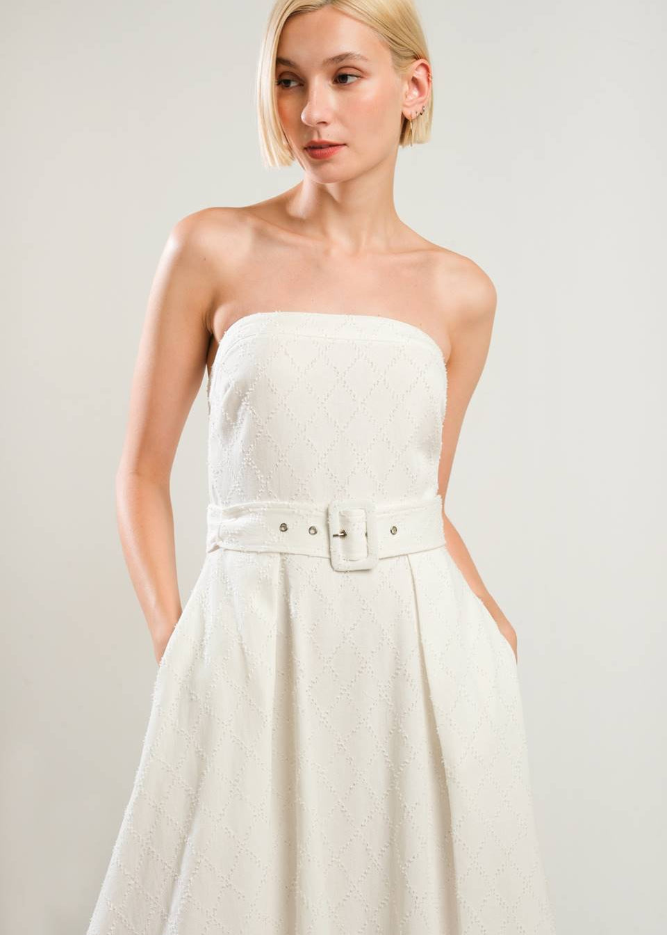 THE SIENNA STRAPLESS MINI DRESS