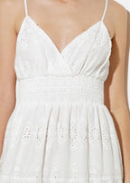 DESERT BLOOM EYELIT MIDI DRESS