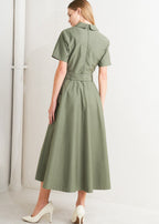 THE SABLE MIDI DRESS