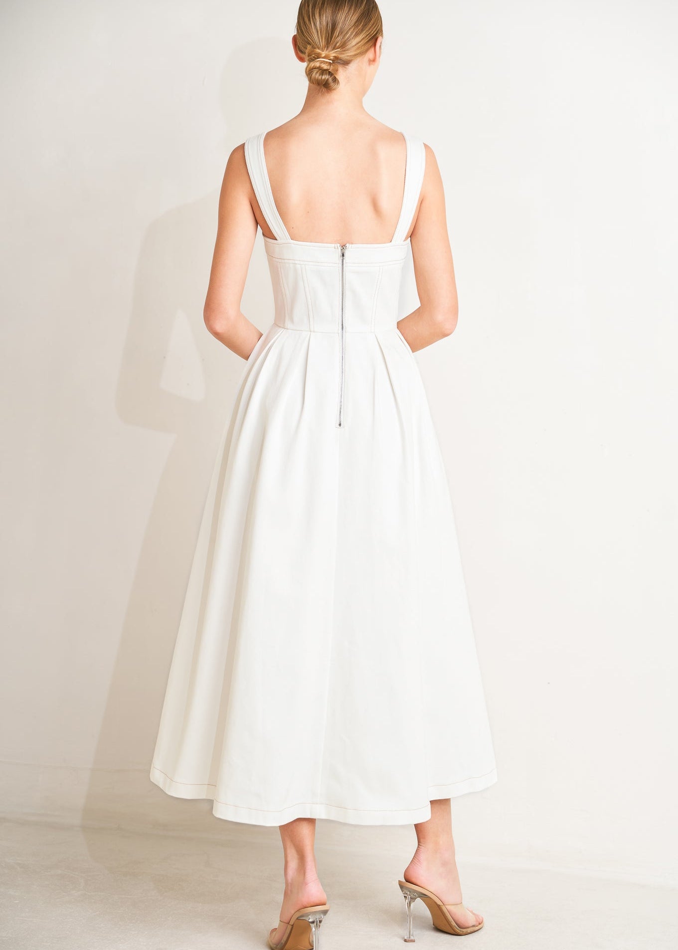 THE SOFT LIGHT MIDI DRESS Secondary image