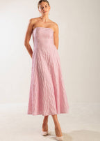 PETAL AIR MIDI DRESS