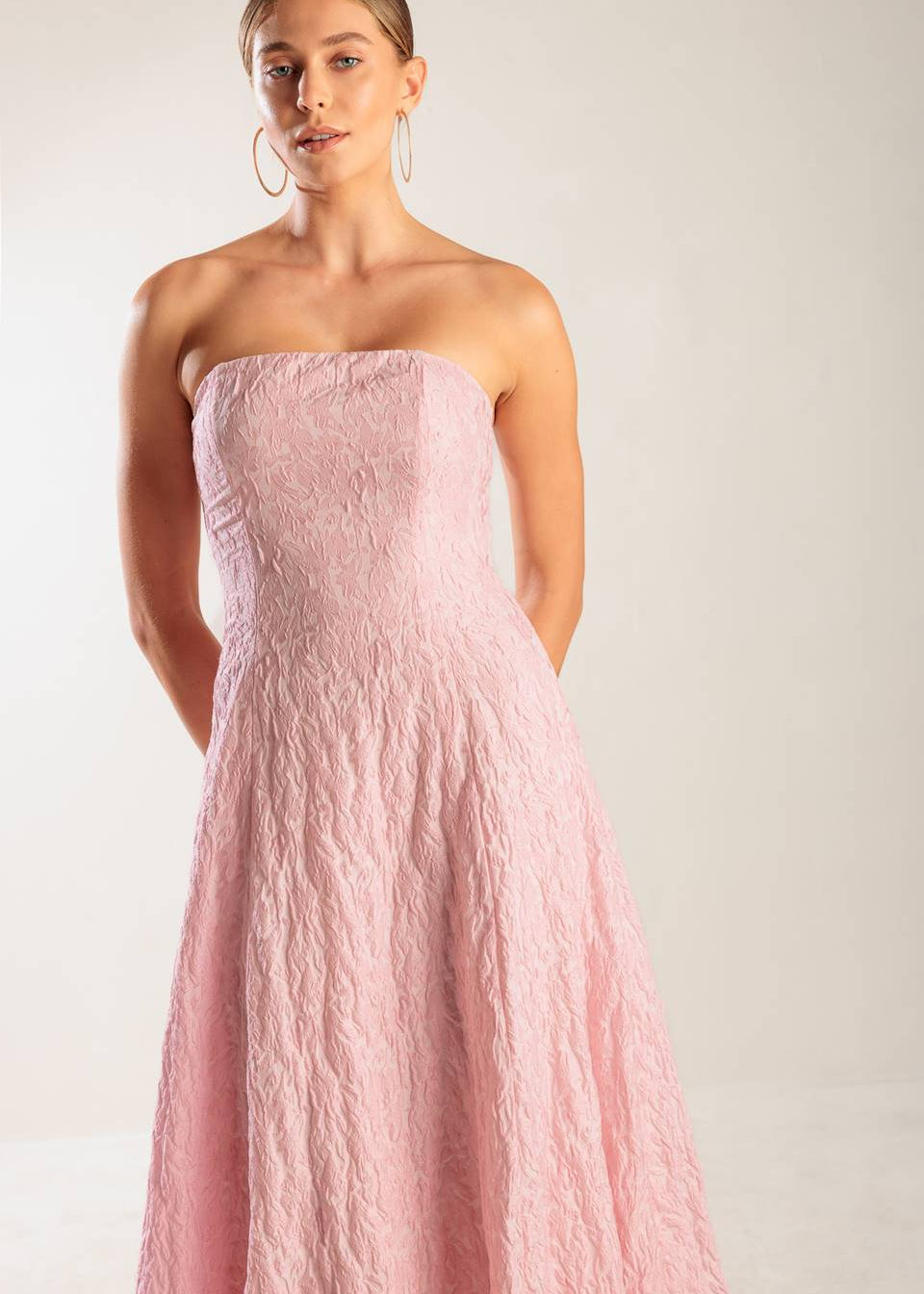 PETAL AIR MIDI DRESS