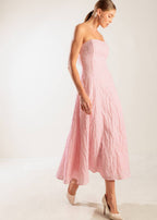 PETAL AIR MIDI DRESS