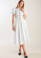 MONOCHROMA MIDI DRESS