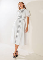 MONOCHROMA MIDI DRESS