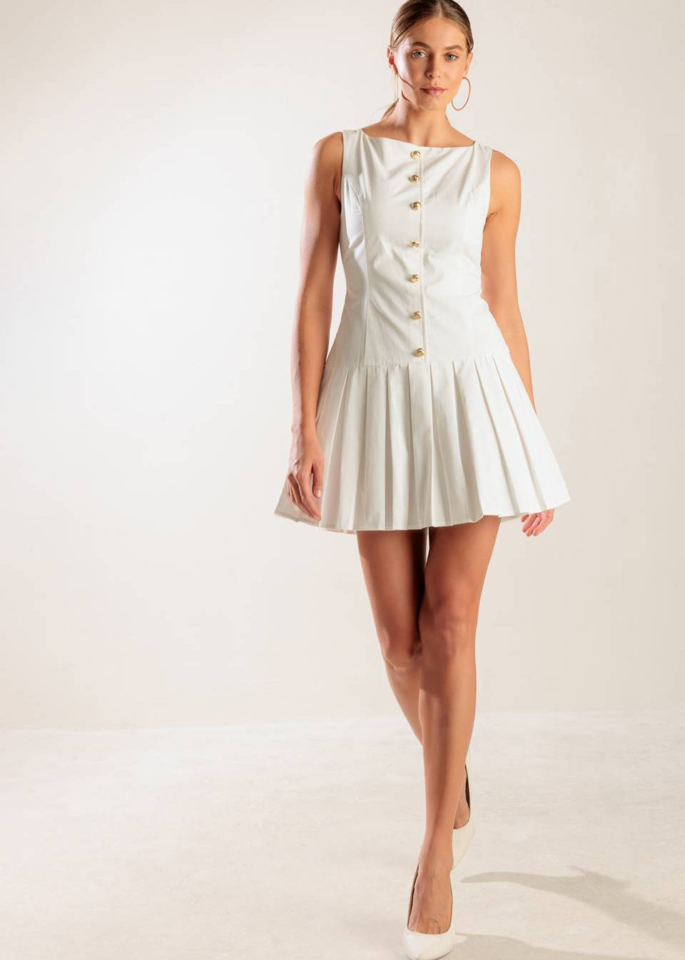 HALSTON MINI DRESS