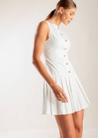 HALSTON MINI DRESS