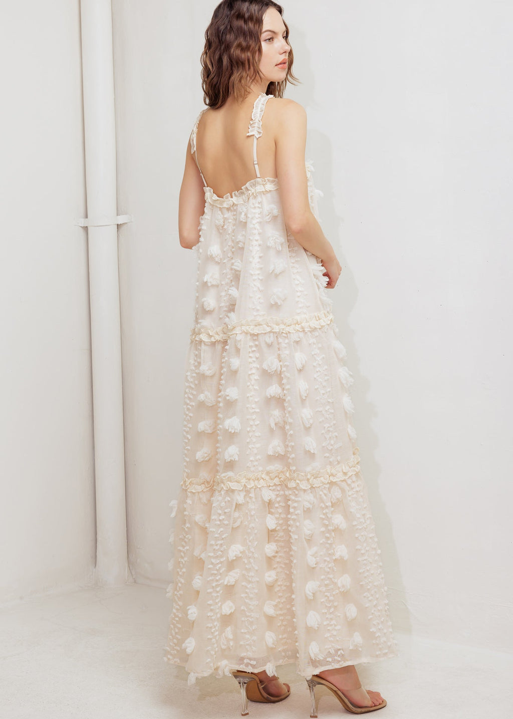 QUIET ROMANCE WOVEN ANKLE DRESS