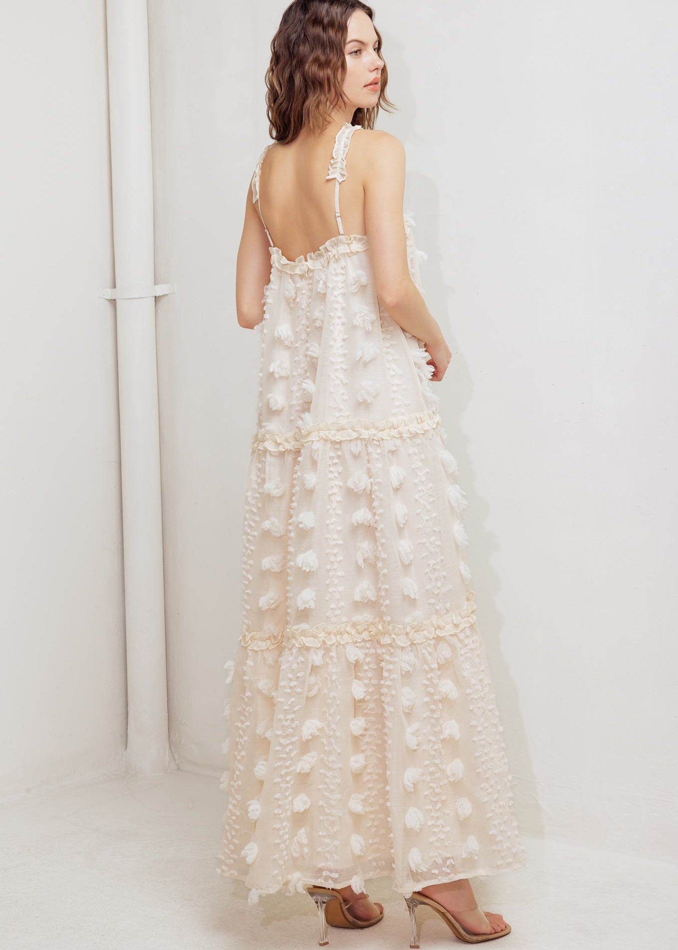 QUIET ROMANCE WOVEN ANKLE DRESS