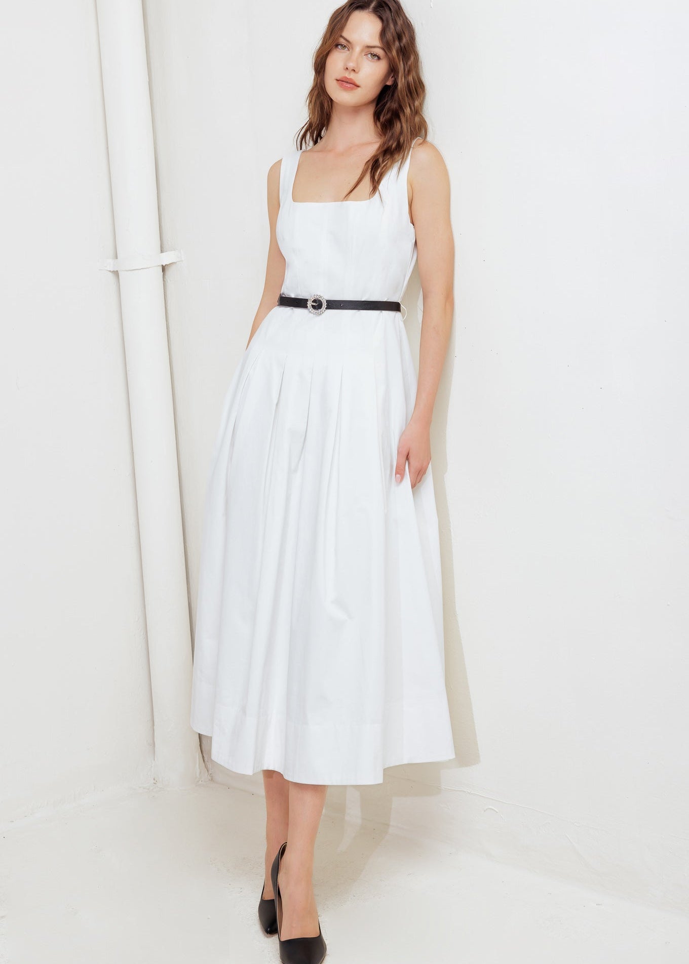 SUNDAY STROLL MIDI DRESS