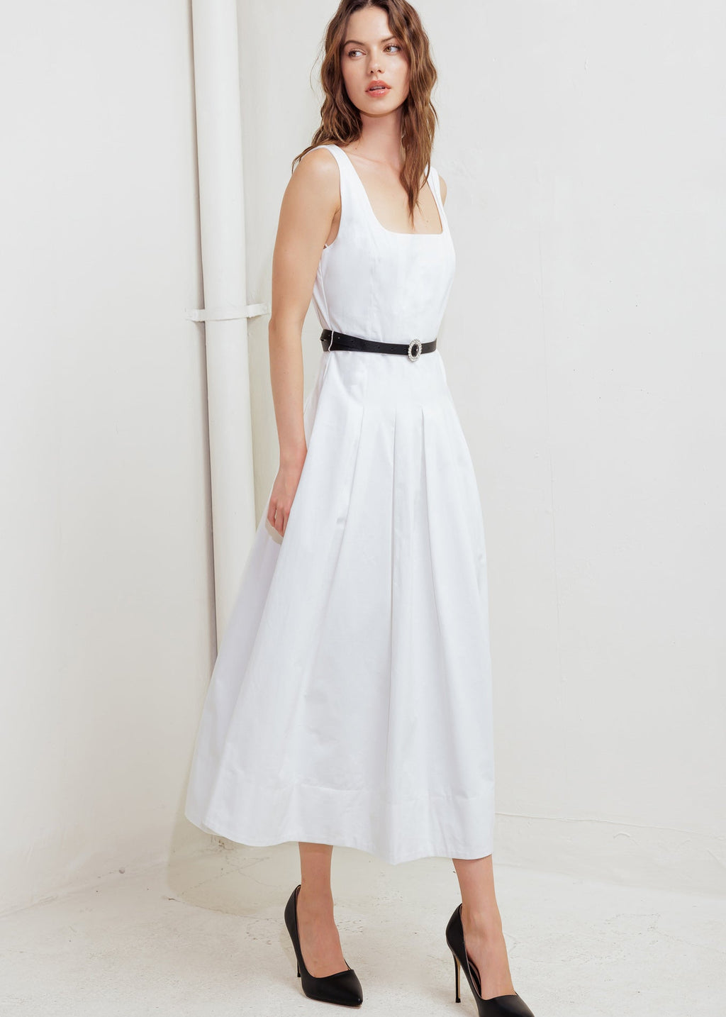 SUNDAY STROLL MIDI DRESS