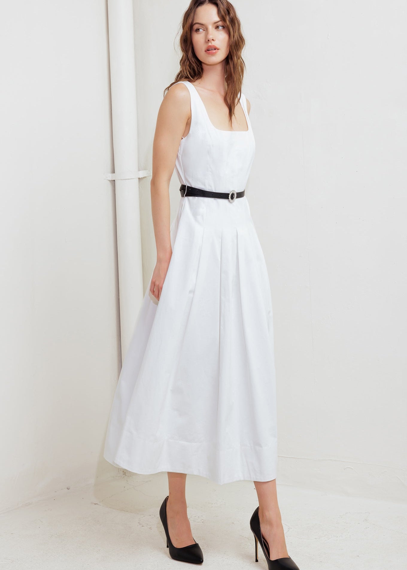 SUNDAY STROLL MIDI DRESS