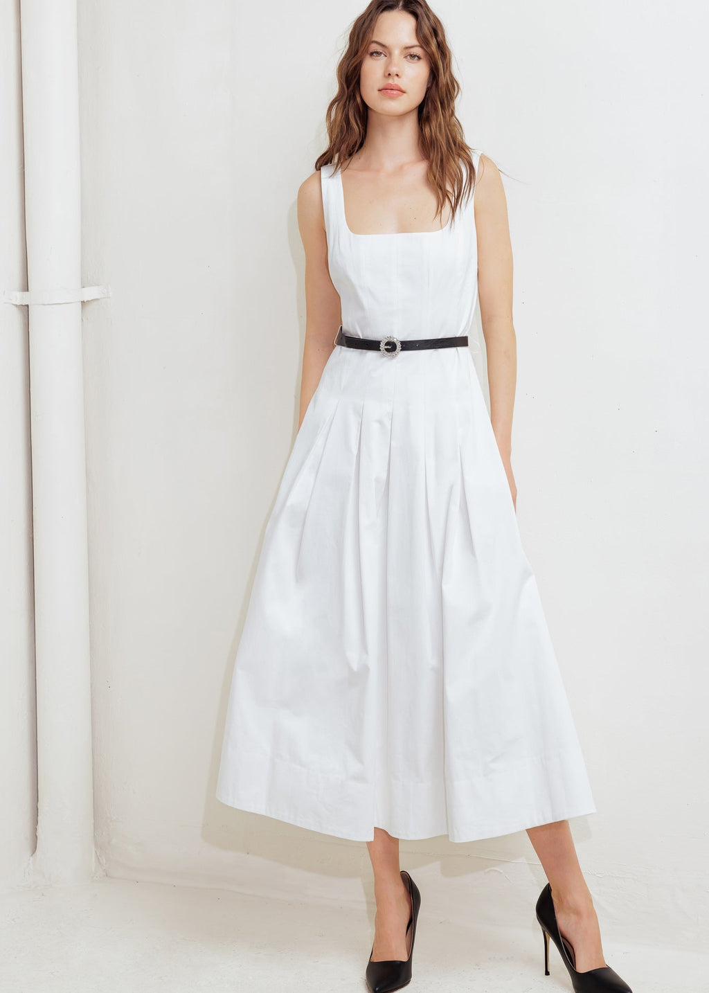 SUNDAY STROLL MIDI DRESS