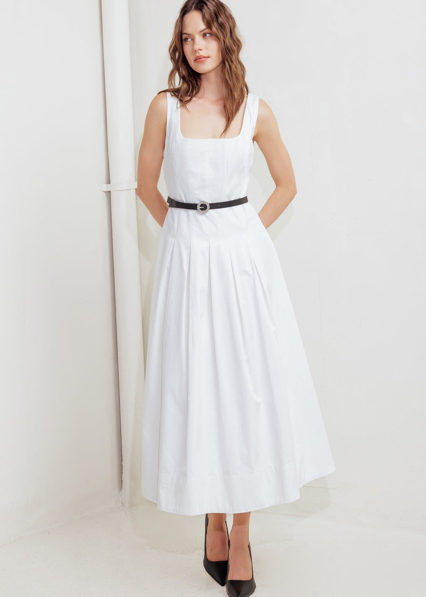 SUNDAY STROLL MIDI DRESS