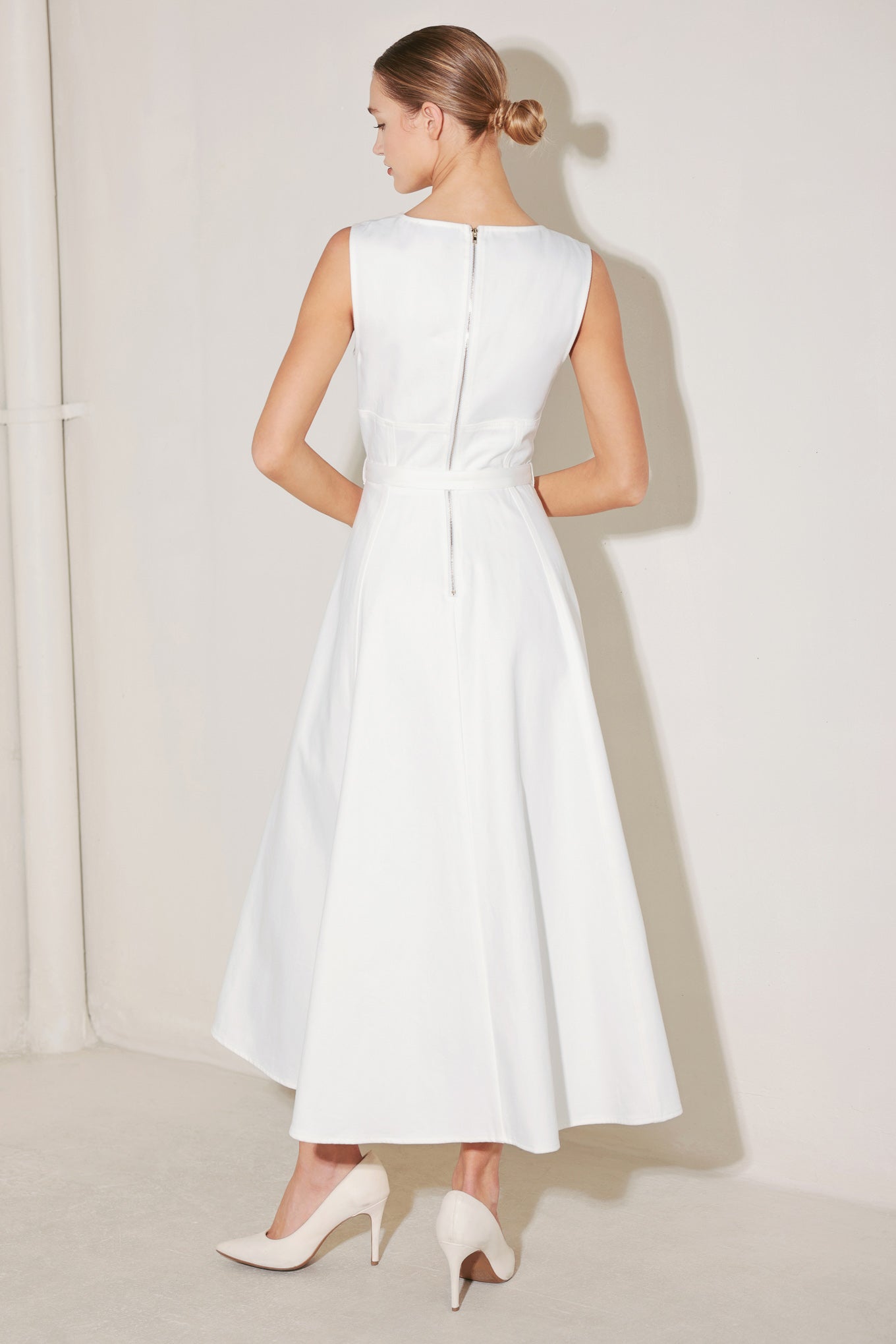 SUMMER SOCIAL WOVEN MIDI DRESS Secondary image