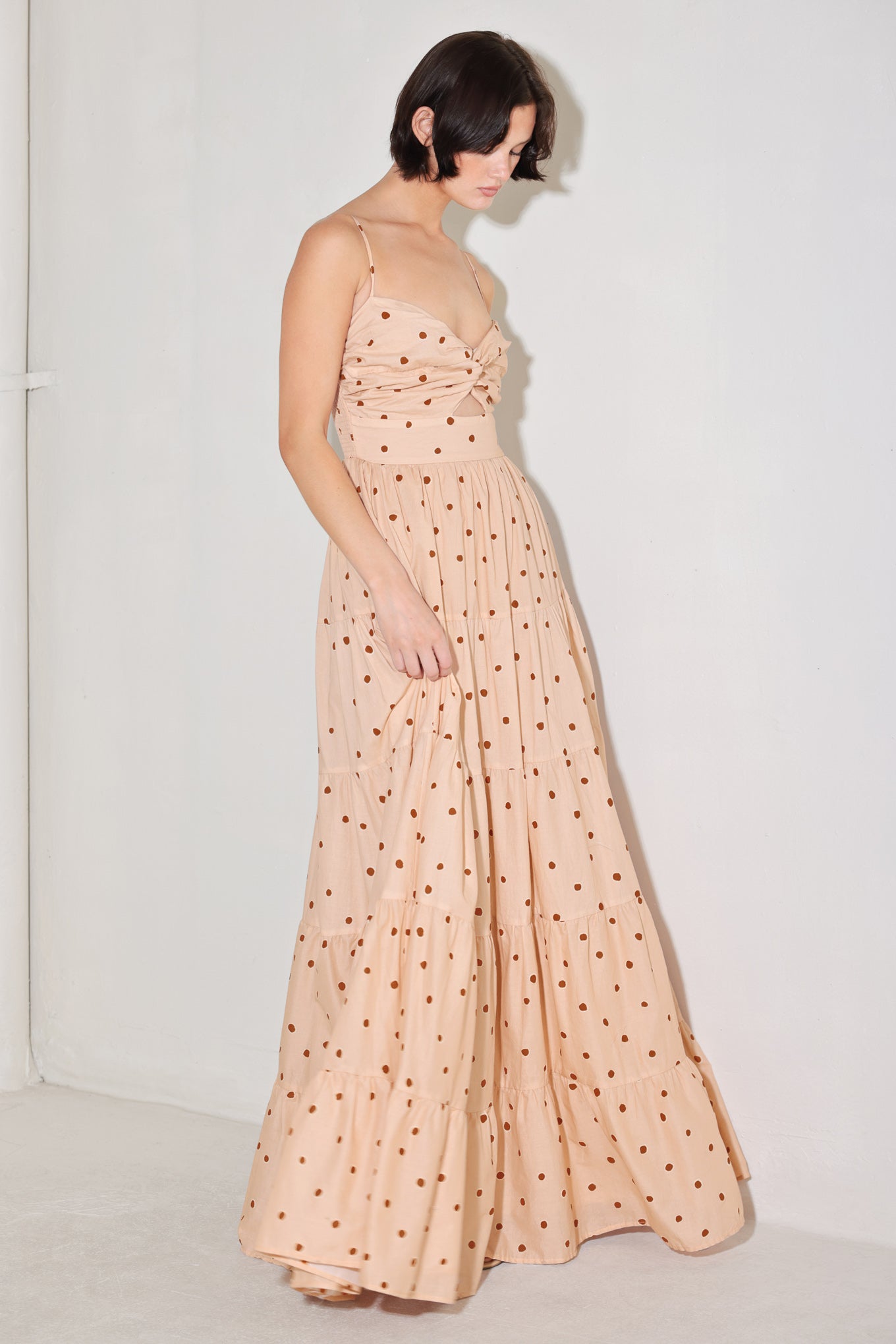 HONEY DUNE DOT MAXI DRESS