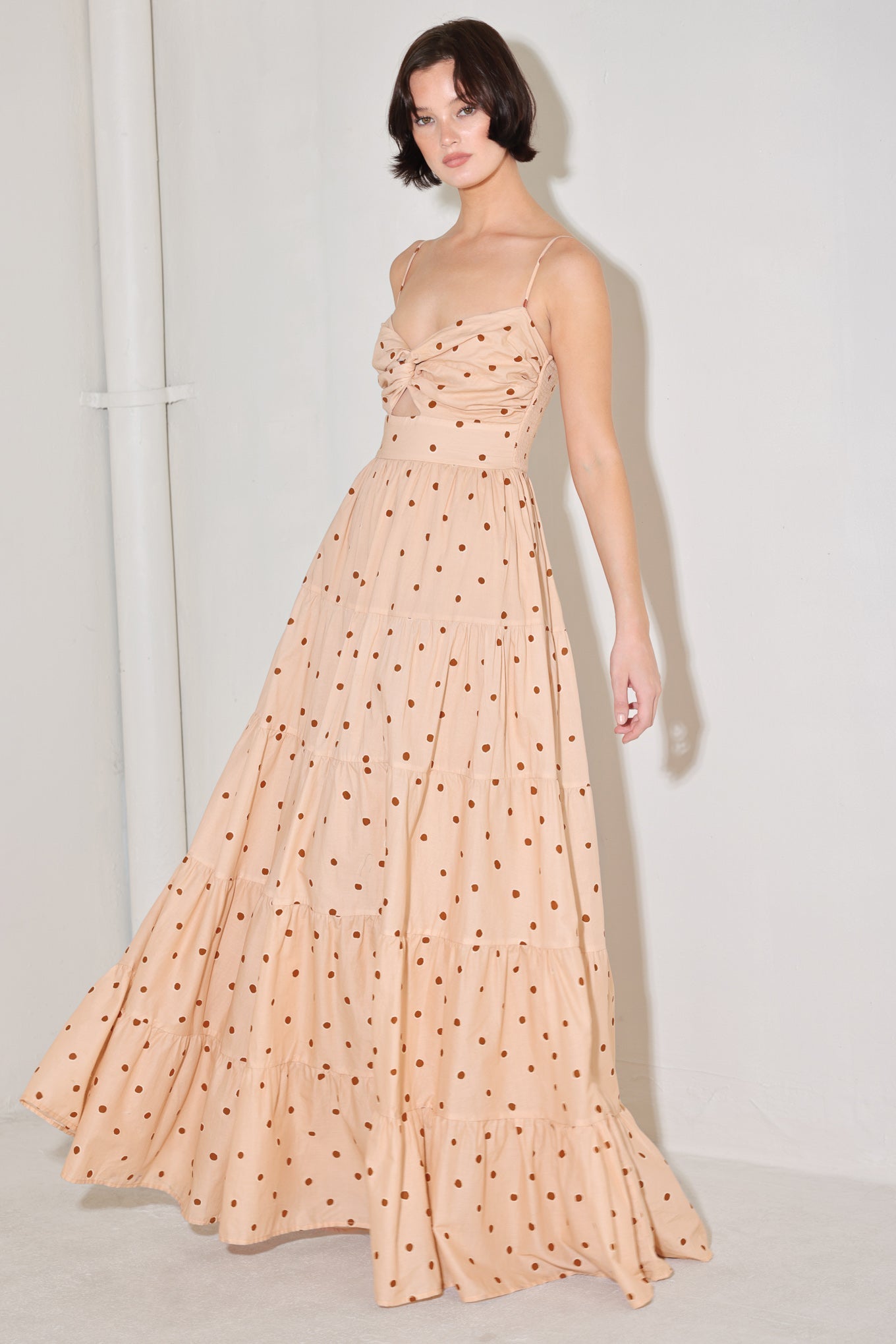 HONEY DUNE DOT MAXI DRESS