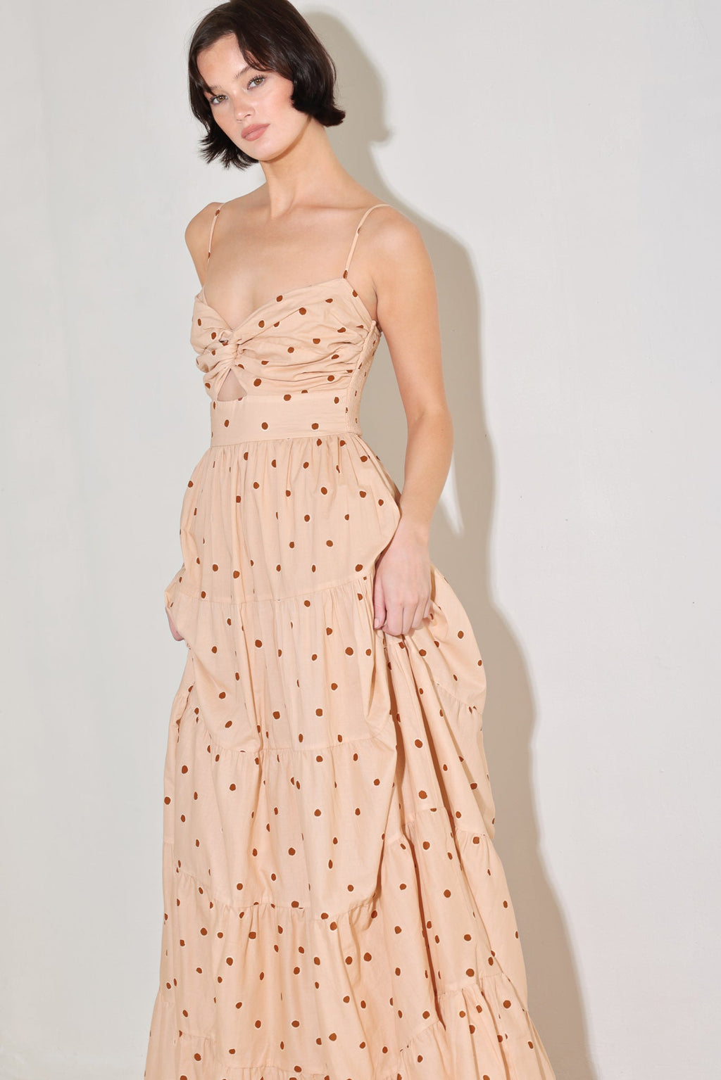 HONEY DUNE DOT MAXI DRESS