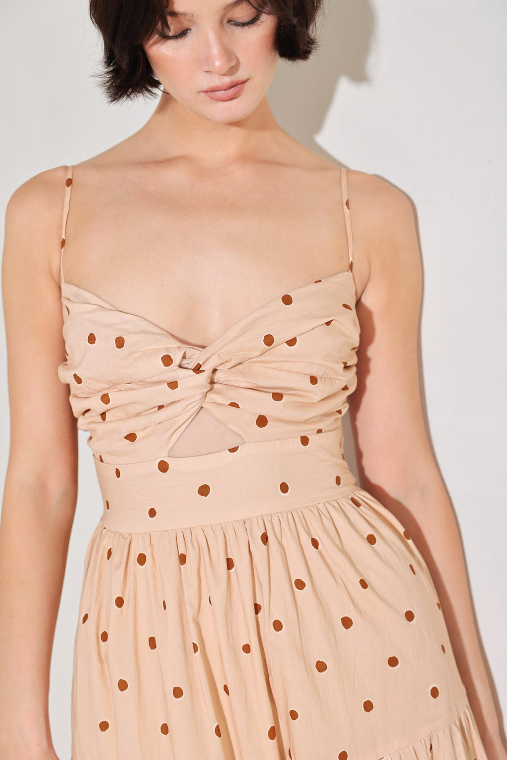 HONEY DUNE DOT MAXI DRESS