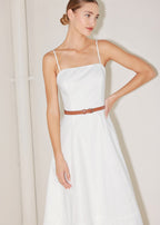 THE IVORY TETHER MIDI DRESS