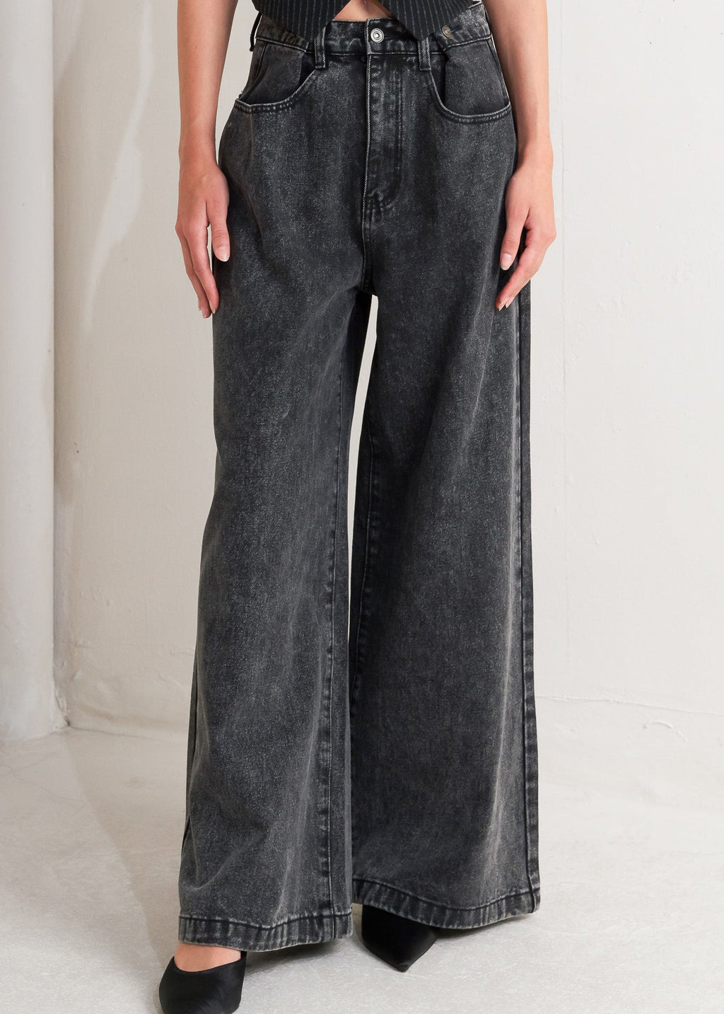 TAKE MY WORD DENIM PANTS